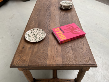 Table de ferme en chêne, fin XIXème, vue 21