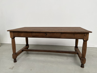 Table de ferme en chêne, fin XIXème, vue 23