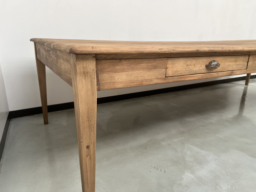 Très grande table de ferme vintage aux pieds fuseaux, vue 14