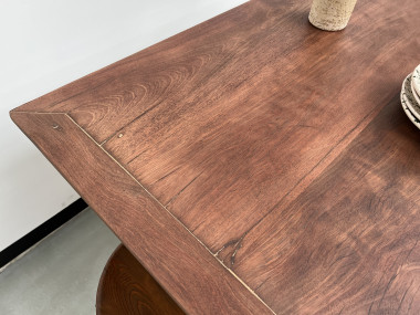 Table de ferme française des années 50, vue 6