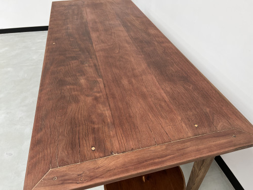 Table de ferme française des années 50, vue 10