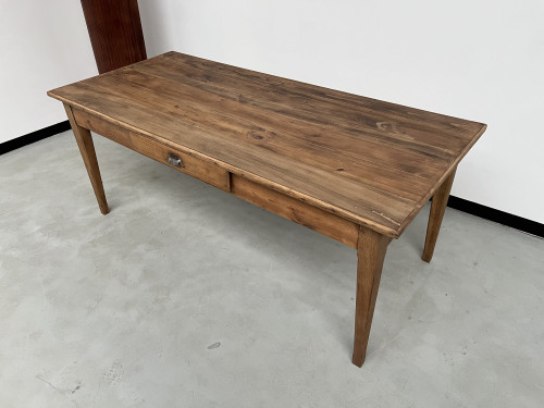 Petite table de ferme à pieds fuseaux, vue 6