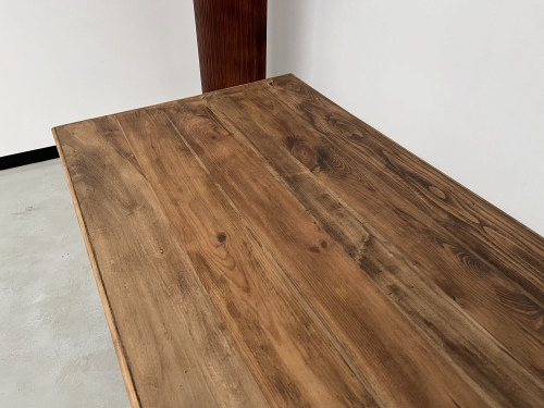 Petite table de ferme à pieds fuseaux, vue 10