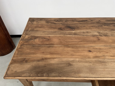Petite table de ferme à pieds fuseaux, vue 15