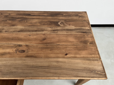 Petite table de ferme à pieds fuseaux, vue 16