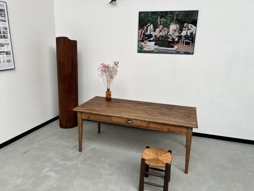 Petite table de ferme à pieds fuseaux, vue 17