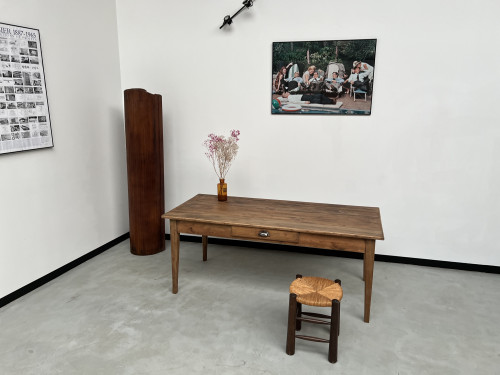 Petite table de ferme à pieds fuseaux, vue 18