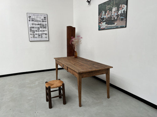 Petite table de ferme à pieds fuseaux, vue 22