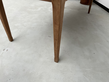 Petite table de ferme à pieds fuseaux, vue 26