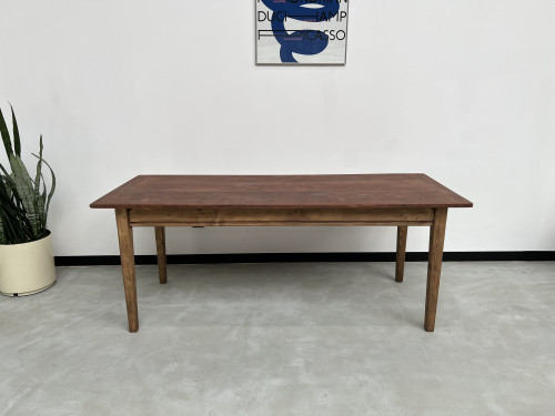 Table de ferme française des années 50, vue 13