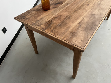 Petite table de ferme à pieds fuseaux, vue 30