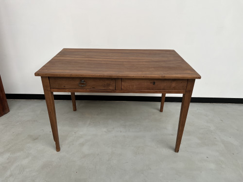 Bureau 1900 en noyer massif, vue 3
