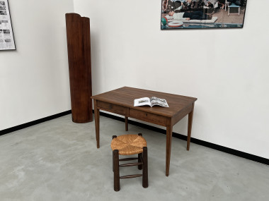 Bureau 1900 en noyer massif, vue 8