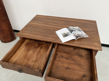 Bureau 1900 en noyer massif, vue 15