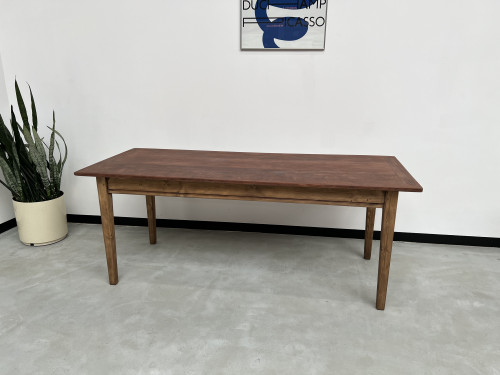 Table de ferme française des années 50, vue 15