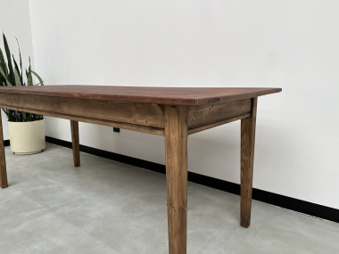 Table de ferme française des années 50, vue 16