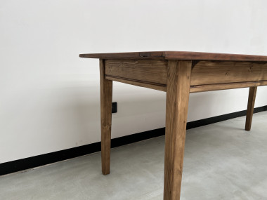 Table de ferme française des années 50, vue 18
