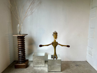 Figurine de marionnette Bambara, art tribal africain, vers 1950, vue 2