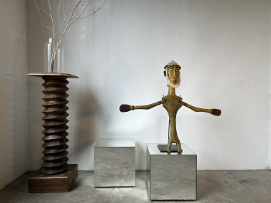 Figurine de marionnette Bambara, art tribal africain, vers 1950, vue 3