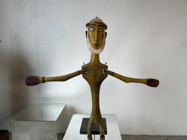 Figurine de marionnette Bambara, art tribal africain, vers 1950, vue 4