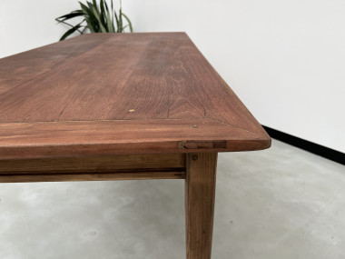 Table de ferme française des années 50, vue 20