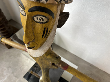 Figurine de marionnette Bambara, art tribal africain, vers 1950, vue 9