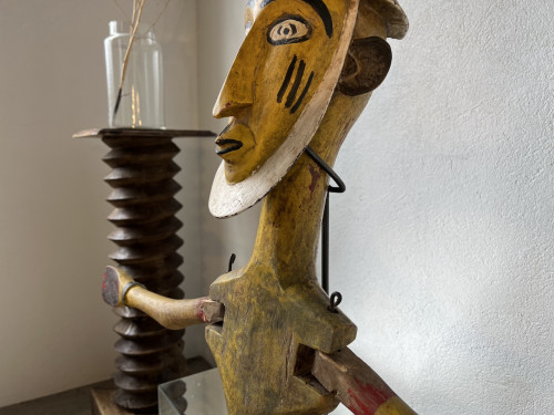 Figurine de marionnette Bambara, art tribal africain, vers 1950, vue 11