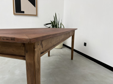 Table de ferme française des années 50, vue 21