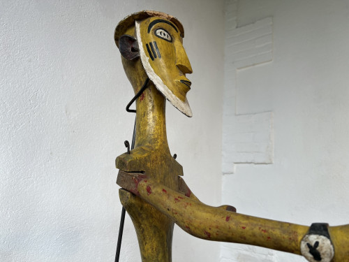 Figurine de marionnette Bambara, art tribal africain, vers 1950, vue 23