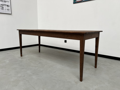 Table de ferme XIXème aux pieds fuseaux, vue 7