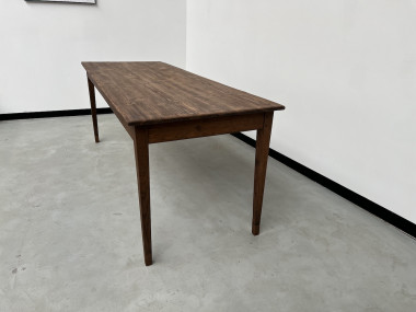 Table de ferme XIXème aux pieds fuseaux, vue 11