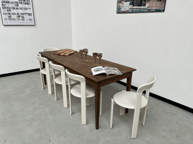 Table de ferme XIXème aux pieds fuseaux, vue 13