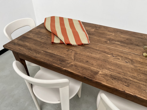Table de ferme XIXème aux pieds fuseaux, vue 18