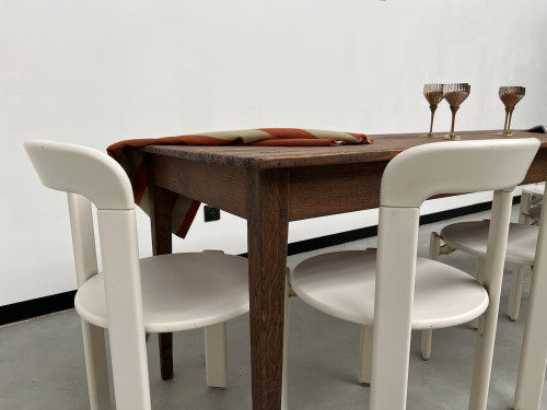 Table de ferme XIXème aux pieds fuseaux, vue 20
