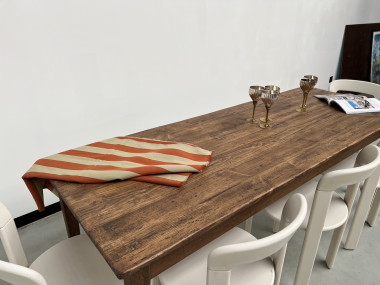 Table de ferme XIXème aux pieds fuseaux, vue 21
