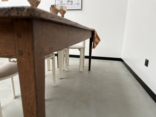 Table de ferme XIXème aux pieds fuseaux, vue 23