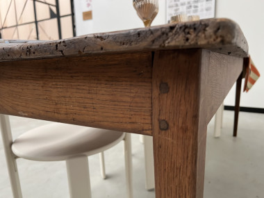 Table de ferme XIXème aux pieds fuseaux, vue 24