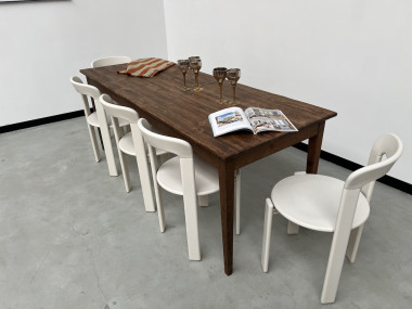 Table de ferme XIXème aux pieds fuseaux, vue 26