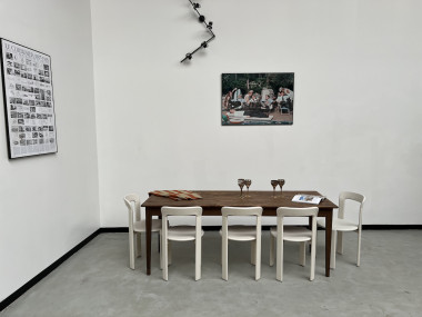 Table de ferme XIXème aux pieds fuseaux, vue 27