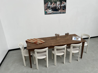 Table de ferme XIXème aux pieds fuseaux, vue 28