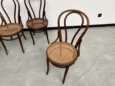 4 chaises bistrot en bois courbé, vers 1910, vue 4