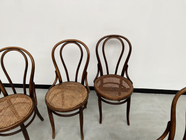 4 chaises bistrot en bois courbé, vers 1910, vue 5