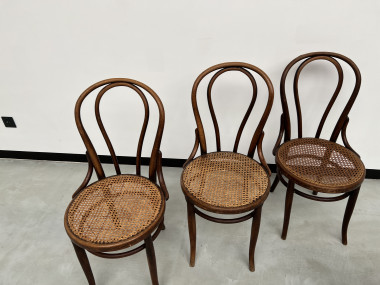 4 chaises bistrot en bois courbé, vers 1910, vue 6