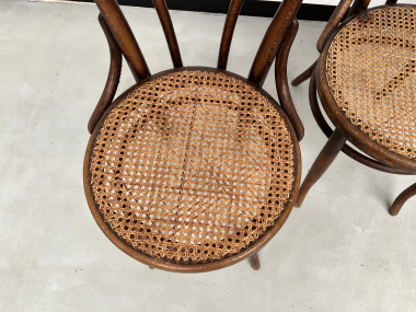 4 chaises bistrot en bois courbé, vers 1910, vue 7