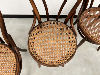 4 chaises bistrot en bois courbé, vers 1910, vue 8