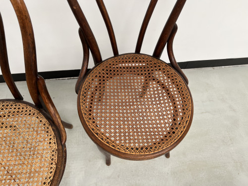 4 chaises bistrot en bois courbé, vers 1910, vue 9