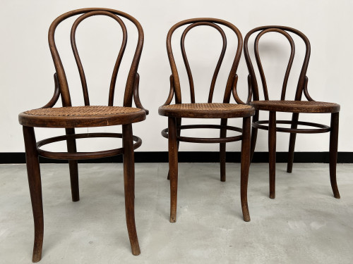 4 chaises bistrot en bois courbé, vers 1910, vue 11