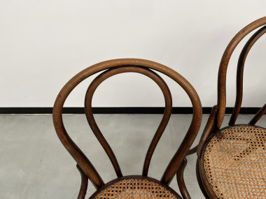 4 chaises bistrot en bois courbé, vers 1910, vue 13