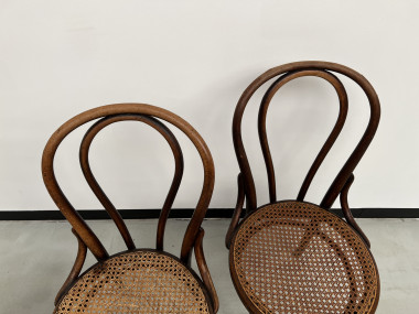4 chaises bistrot en bois courbé, vers 1910, vue 14