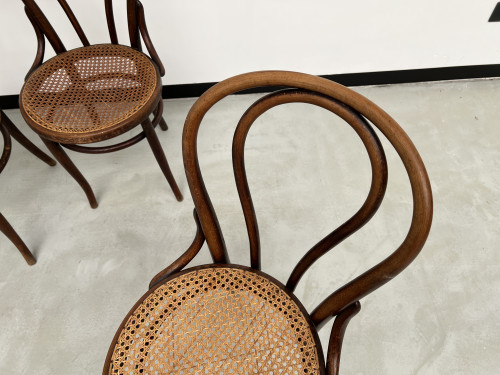 4 chaises bistrot en bois courbé, vers 1910, vue 15